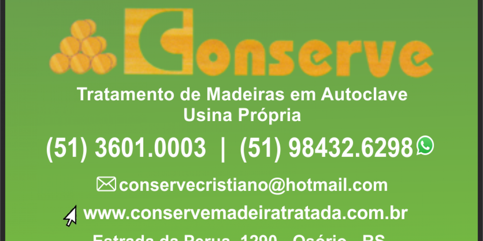 Conserve Madeiras Tratadas