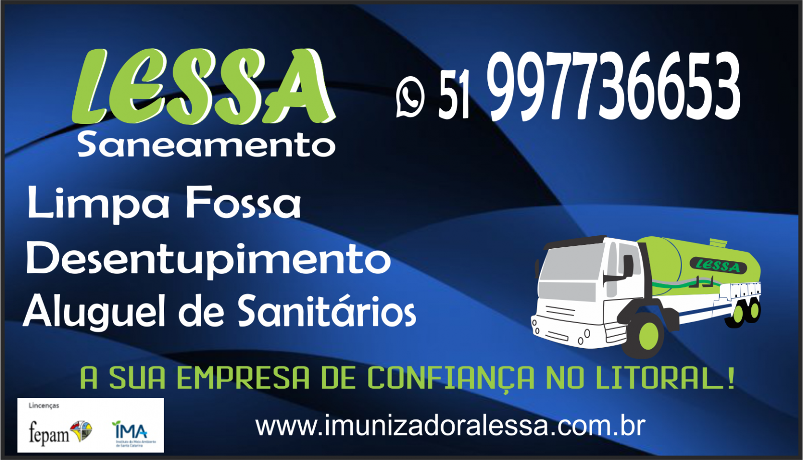 Lessa Desentupidora e Limpa Fossa