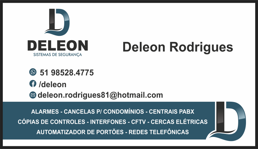 Deleon Sistemas de Segurança Deleon Sistemas de Segurança